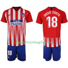 Divisa di Calcio Atlético Madrid DIEGO COSTA 18 Bambino Prima 2018/2019